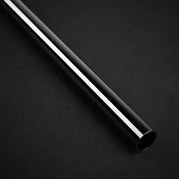 Tubo rigido in ottone Bitspower None Chamfer Brass Hard Tubing 12mm AD, 500mm - scintillio nero