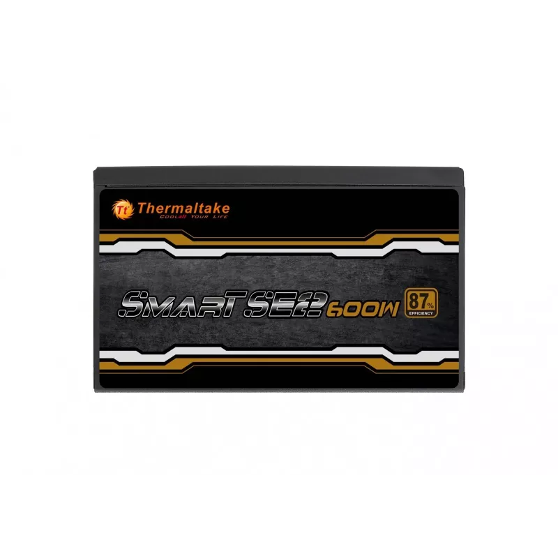 Alimentatore Thermaltake Smart SE2 600W ATX semi-modulare, efficienza 86%, ventola 120 mm