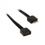 Akasa AK-CBLD01-50BK cavo di prolunga per strip LED, 50 cm, nero