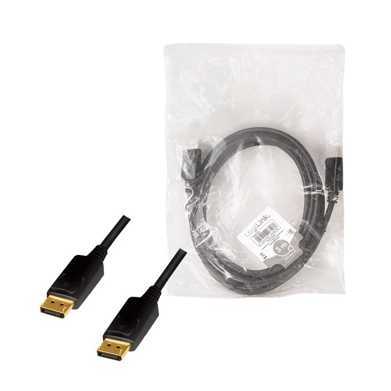 Cavo DisplayPort LogiLink 3 m nero CD0102