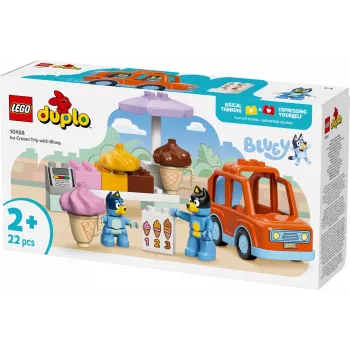 LEGO BLUEY 10458 Gita al gelato con Bluey
