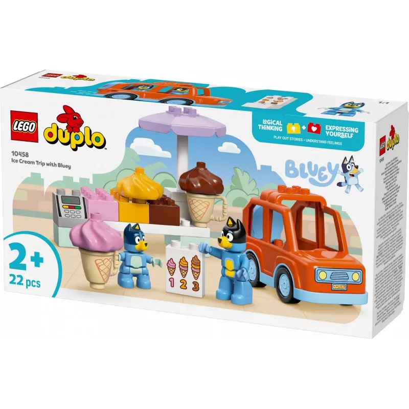 LEGO BLUEY 10458 Gita al gelato con Bluey