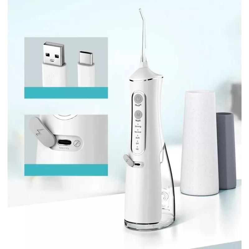 Idropulsore Extralink L8 con batteria ricaricabile 2000 mAh e protezione IPX7