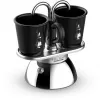 Set moka Bialetti Mini Express Induction 7310, 2 tazze con 2 bicchieri