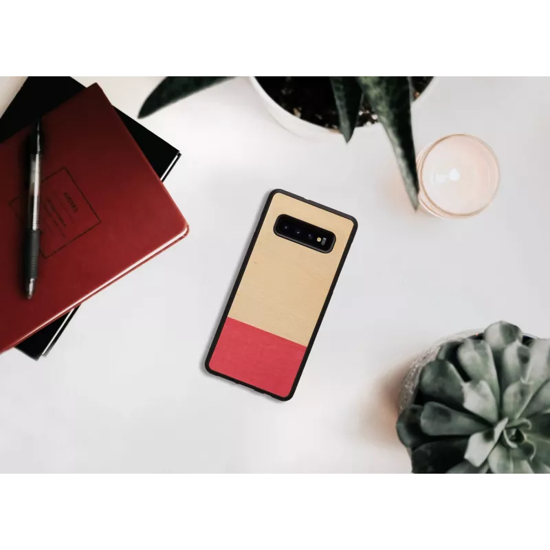 Custodia per smartphone man and wood per Samsung Galaxy S10 Plus — Miss Match nero