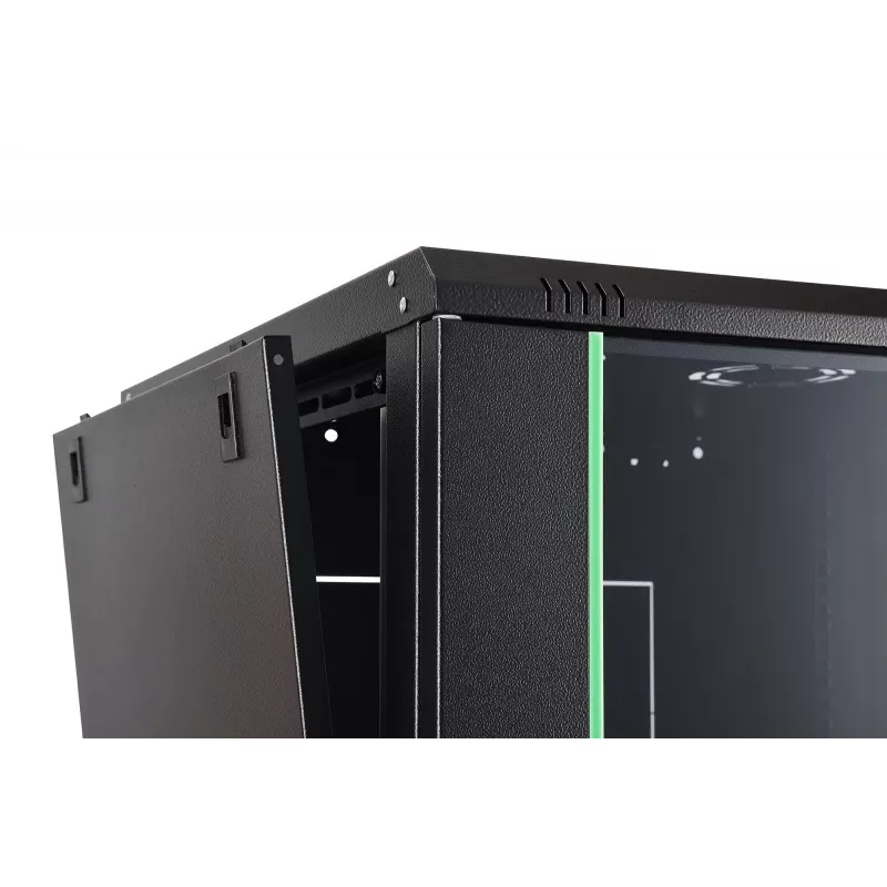 Armadio di rete a parete DIGITUS Dynamic-N DN-37111 — 12U, 600 x 600 mm, IP20, serratura a chiave