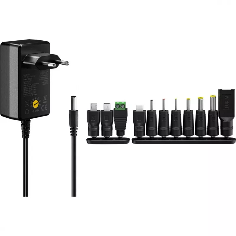 Alimentatore Goobay 74436 nero