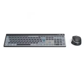 Set tastiera e mouse multi-device wireless HAMA WKM-750 — nero, connettività wireless