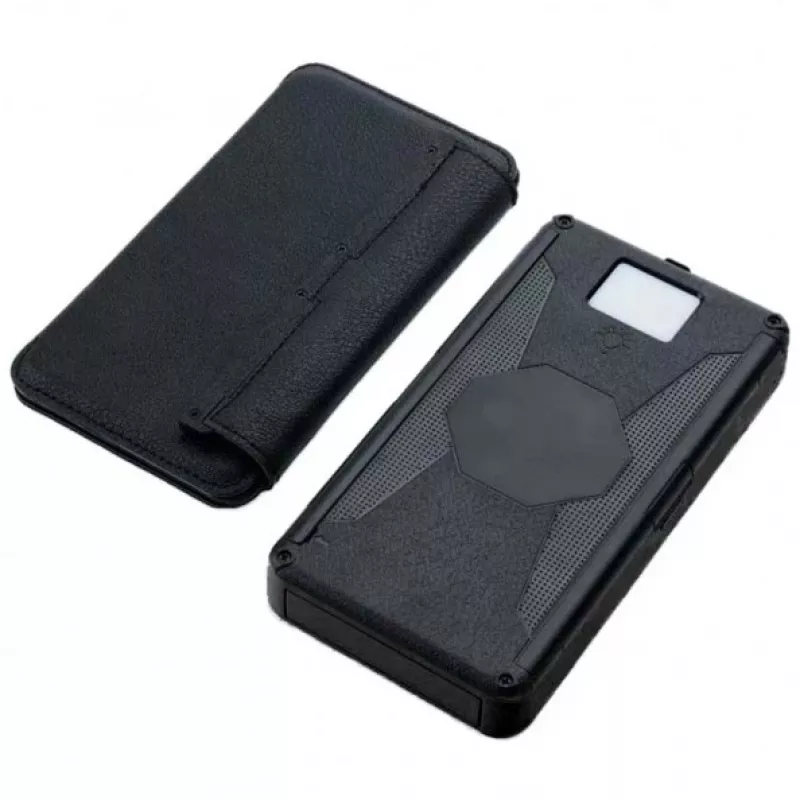 PowerNeed ES20000B pannello solare pieghevole con power bank, 9 W, 20000 mAh, Li-Poly, 2x USB 2 A, nero