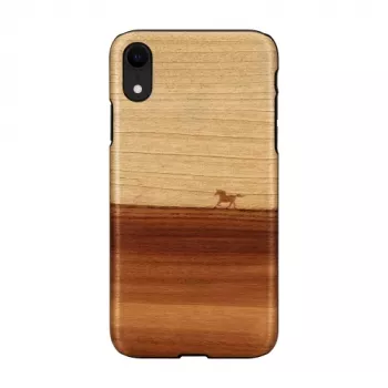 Custodia per smartphone man and wood per iPhone XR — nero, soft shell protettiva