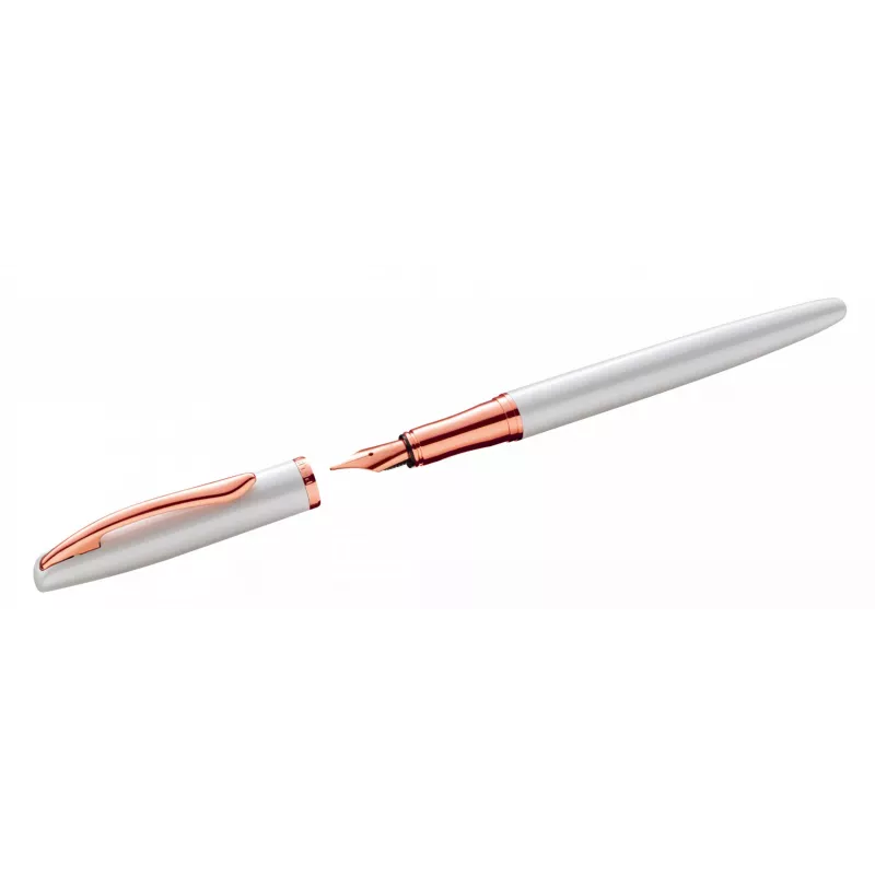 Penna stilografica Pelikan Jazz Noble Elegance P36 oro bianco perla sistema a cartucce