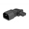 Alimentatore DeLOCK 80473 C14 a C7 2,5A 90° nero