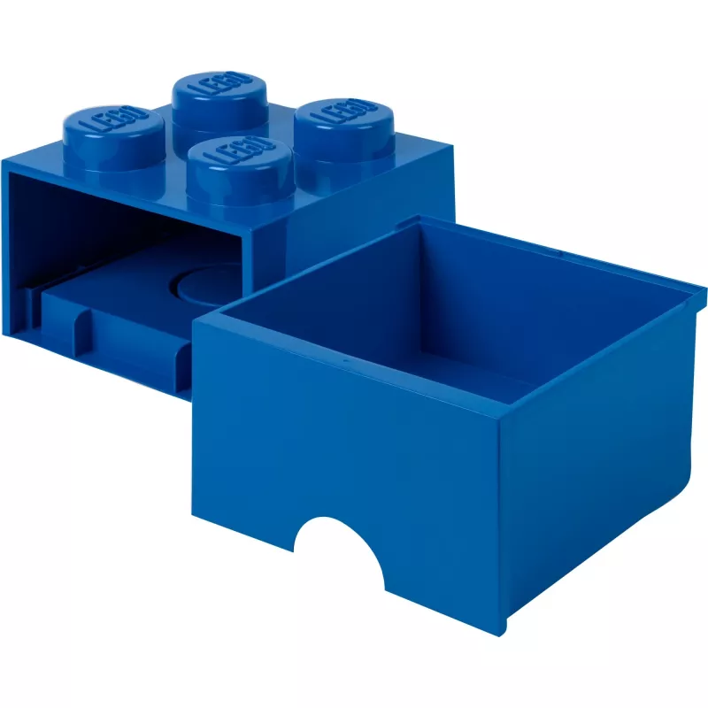 LEGO Brick Drawer 4 Blue, scatola contenitore blu