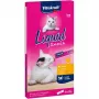 Snack umidi in pasta per gatti Vitakraft Liquid Snack 6×15 g — pollo e maiale, per gatti adulti, senza zuccheri e soia