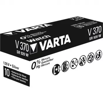 Varta V370 batteria a bottone all'ossido d'argento