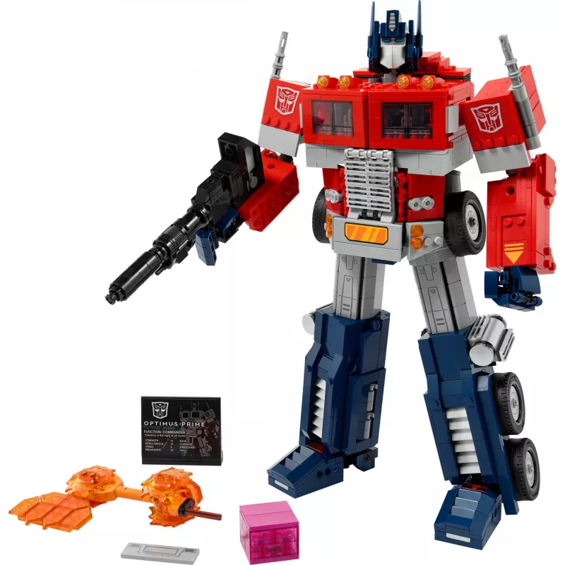 LEGO® 10302 Icons Optimus Prime, set modello robot Transformers