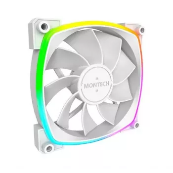 Montech RX120 PWM ventola per case PC 12 cm bianco 3 pz.