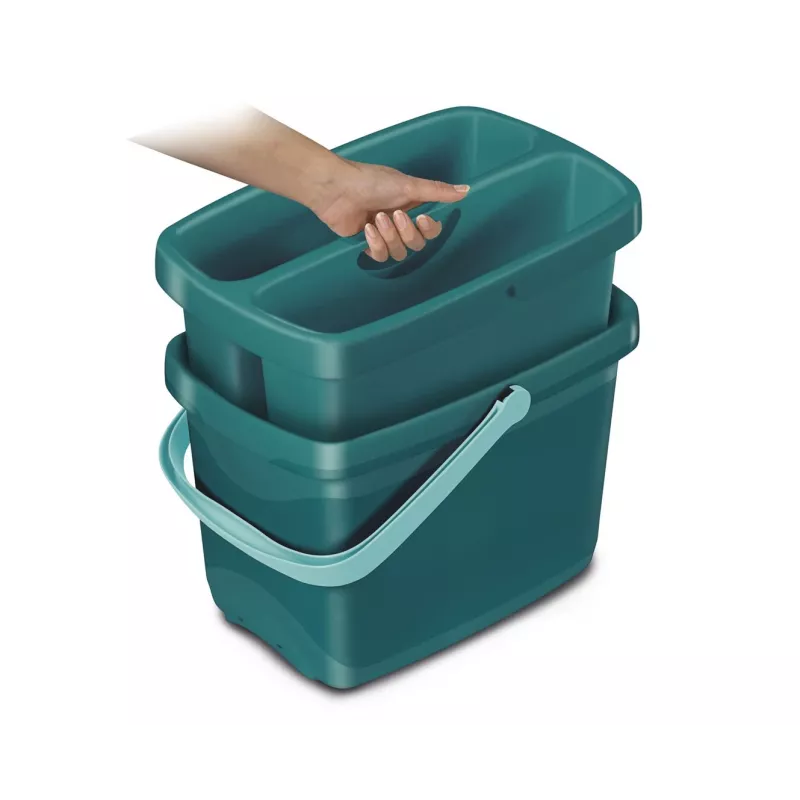 Secchio Leifheit Combi Box 1052001 con strizzatore integrato e manico ergonomico