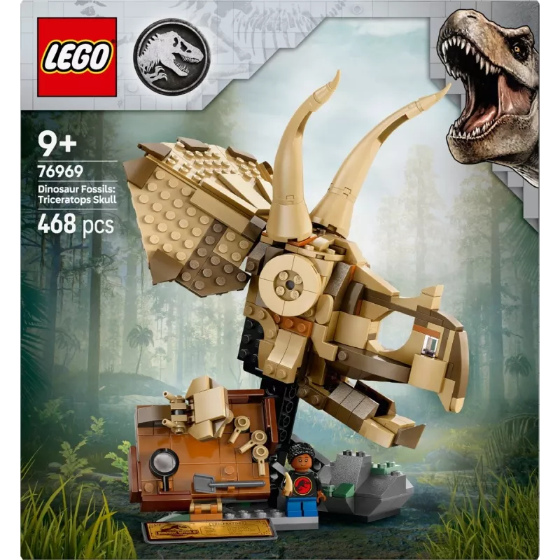 LEGO JURASSIC WORLD 76969 Fossili di dinosauro: teschio di Triceratopo