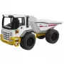 Dumper giocattolo BRUDER ROADMAX modello 03470 – veicolo da cantiere per bambini, plastica robusta, cassone mobile