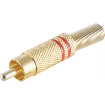 shiverpeaks BS52020-R connettore per filo RCA oro (BS52020-R)