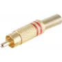 shiverpeaks BS52020-R connettore per filo RCA oro (BS52020-R)