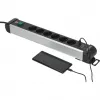 Ciabatta Brennenstuhl 1391030611 3 m 6 prese AC per interni nero argento