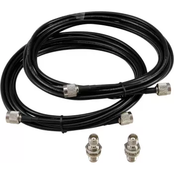 Cavo antenna coassiale Omnitronic TNC-Set 5 m, connettore maschio TNC – connettore maschio TNC, lunghezza 5 m