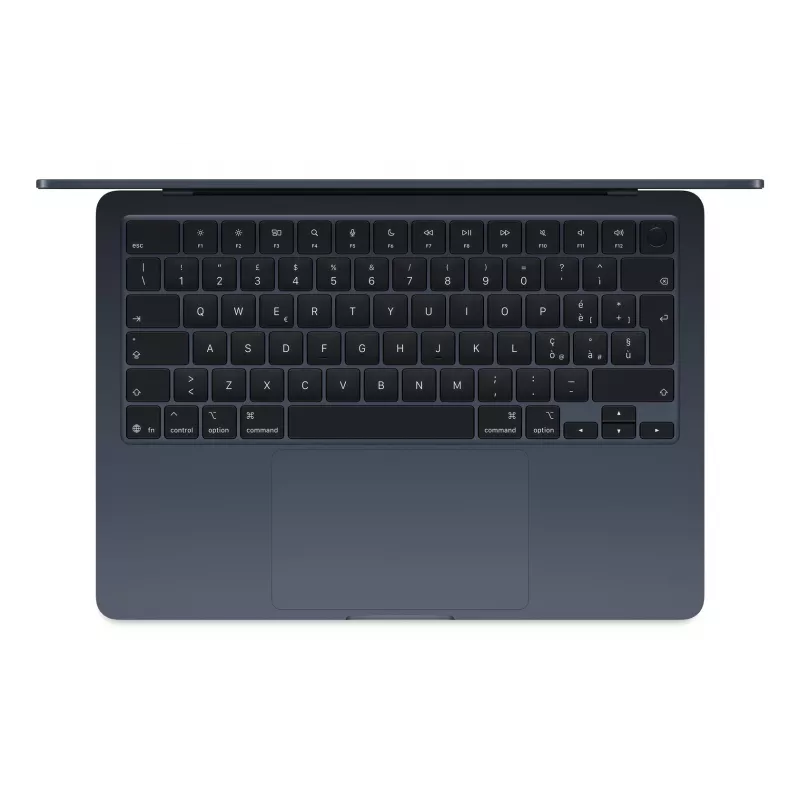 Apple MacBook Air 13 pollici: chip M4 con CPU 10-core e GPU 10-core, 24 GB, 512 GB SSD – Mezzanotte