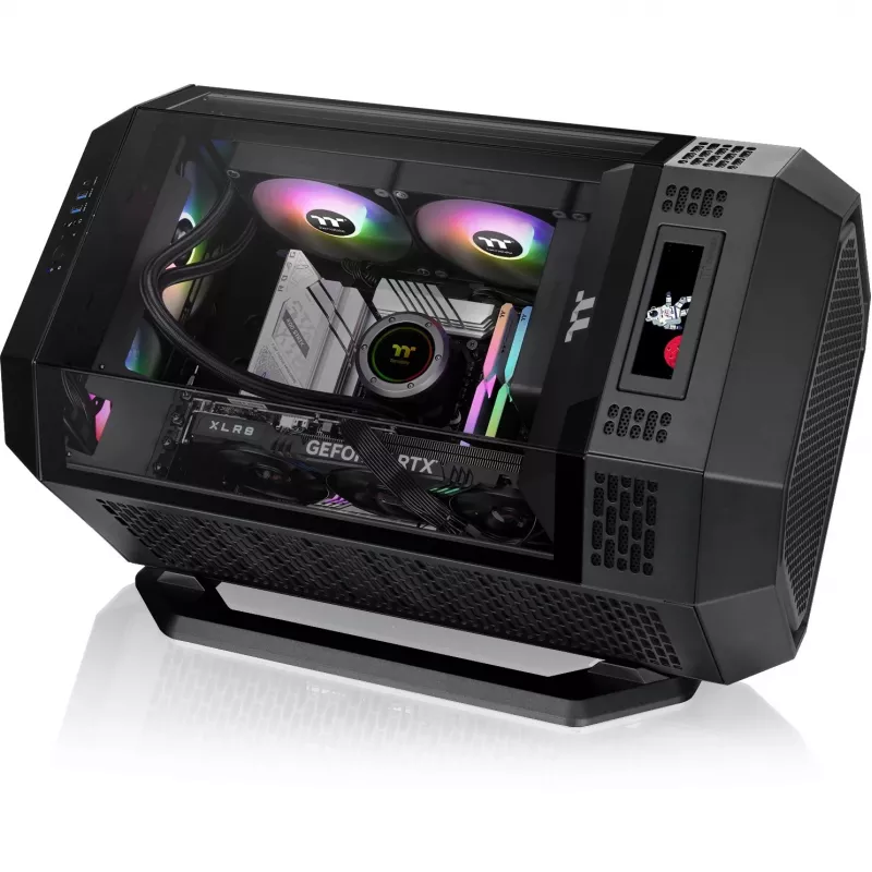Kit supporto chassis per The Tower 300 nero (nero, per posizionamento orizzontale)