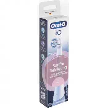 Testine per spazzolini elettrici Oral-B iO Gentle Cleaning bianche, confezione da 2