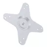 Piastra adattatore WANBO SUPPORTO A SOFFITTO ACCESSORIO alluminio argento 170x170mm