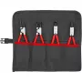 Knipex Set pinze per anelli di sicurezza 4 pz. in borsa arrotolabile 19-60mm
