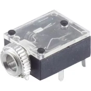 Connettore femmina stereo 3.5mm ShiverPeaks 51355 — connettore maschio jack chiuso