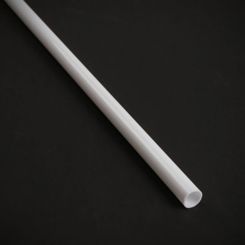BitsPower Rigid Crystal Link Tube 12/10 mm (esterno 12 mm / interno 10 mm), lunghezza 1000 mm, bianco