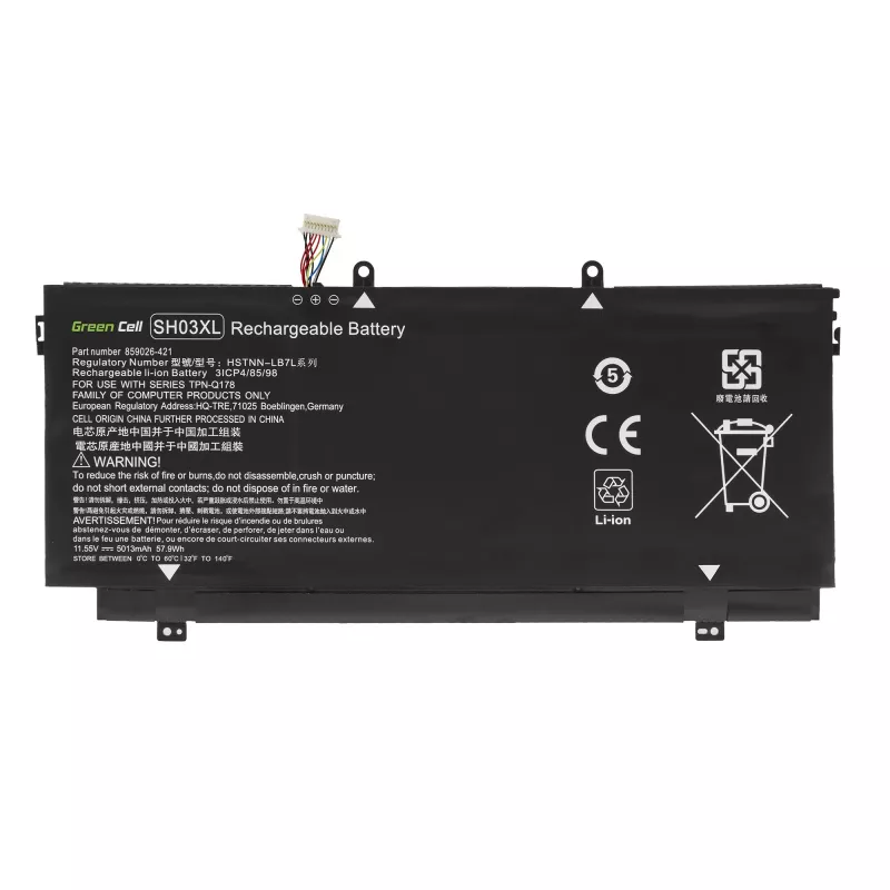 Batteria Green Cell HP147 Spectre x360 13-AC 13-W 13-W050NW 13-W071NW