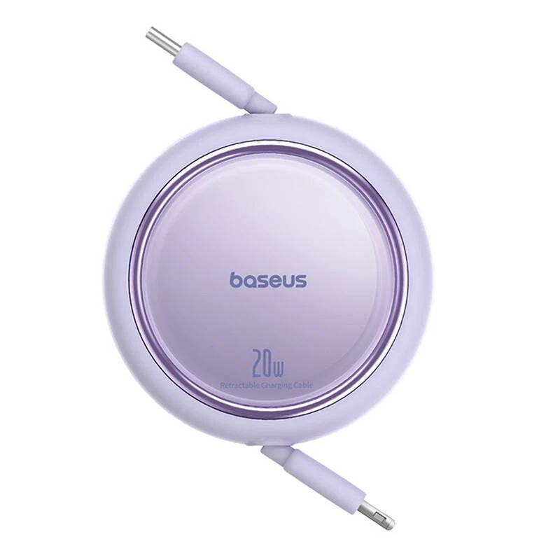 Baseus Free2Pull - Cavo estensibile USB-C a Lightning 20 W, 1 m (viola)
