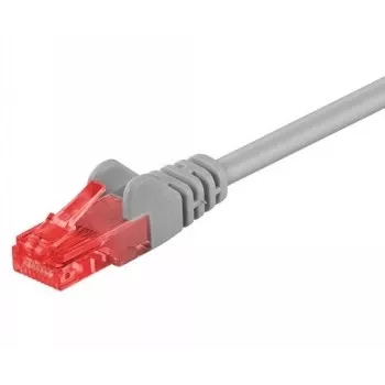 Wentronic Goobay cavo patch CAT 6, U/UTP, grigio, 1,5 m - misto rame CCA (95591)