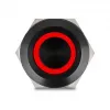 Pulsante da pannello DELOCK 22015 22 mm, 12 V, 5 terminali a saldare