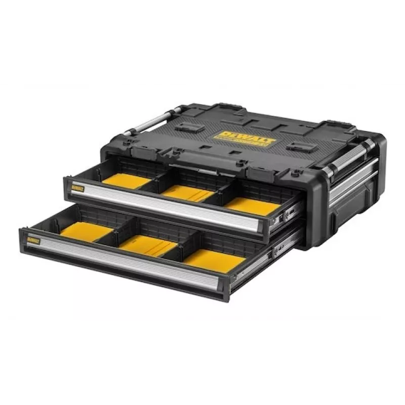 Cassetta per minuterie/utensili DeWALT DWST60520-1 in metallo, plastica, nero, acciaio inossidabile, giallo
