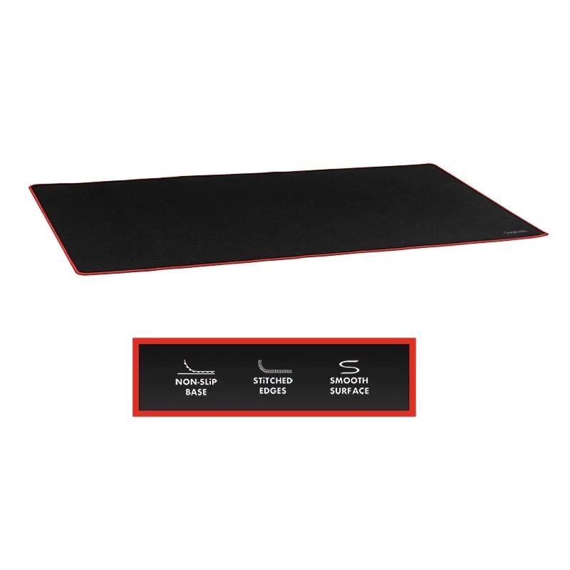 Tappetino per mouse gaming XXXL, nero