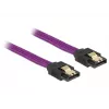 Cavo SATA DeLOCK 83691 0,5 m SATA 7 pin viola