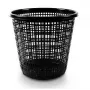 Cestino per rifiuti 10 l, nero, plastica