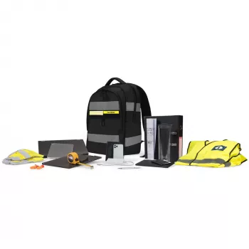 Zaino DICOTA Hi-Vis V2 Nero 320x220x455mm PET TPU