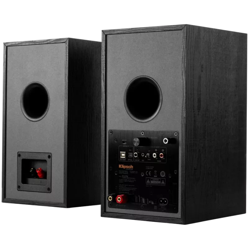 Diffusore da scaffale attivo KLIPSCH R-51PM — con filo e wireless, 120 W, nero/rame