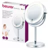 Specchio cosmetico Beurer BS 55 da appoggio rotondo cromato