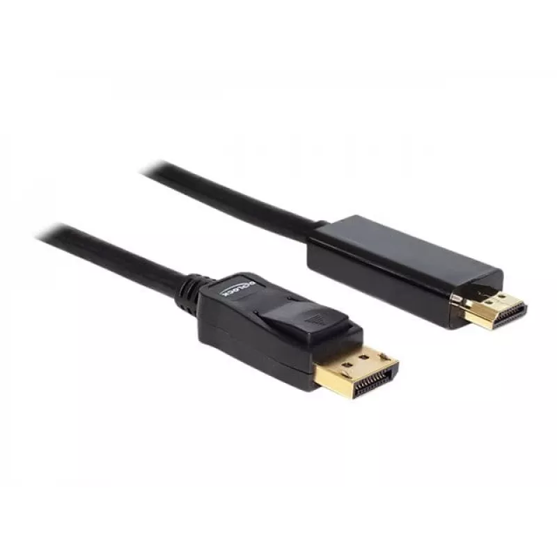 Cavo Delock DisplayPort 1.1 maschio > High Speed HDMI-A maschio passivo 2 m nero (82587)