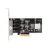 DeLOCK Scheda PCI Express x4 4 x RJ45 Gigabit LAN RTL8111 - PCIe - RJ-45 - PCIe 2.0 - Argento - PC - Windows 10 - Windows 11 - Windows 8.1 (88618)