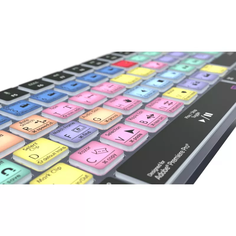 Logickeyboard LKB-PPROCC-TM-UK Adobe Premiere Pro CC Titan tastiera, layout UK, Mac