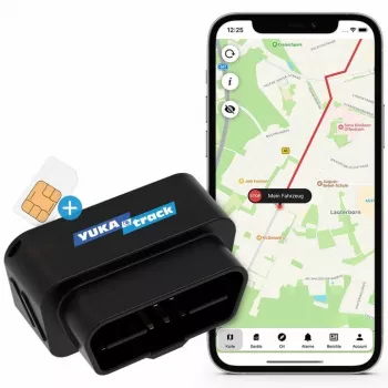 GPS tracker YUKAtrack auto veicoli camion con SIM e dati flat in tutta Europa localizzazione LIVE